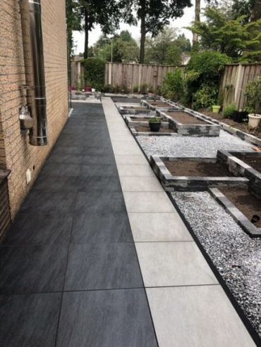 Kera Twice 60x60x4,8 cm Moonstone Black