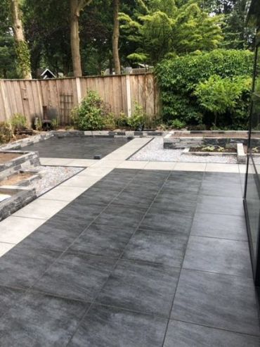 Kera Twice 60x60x4,8 cm Moonstone Black