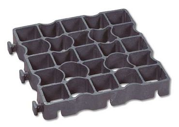 Ecoraster 33,3x33,3x4cm (20 ton aslast) 1,33m²/plaat