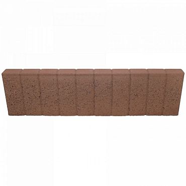 Quadrobandpalissade 8x25x100 cm Bruin