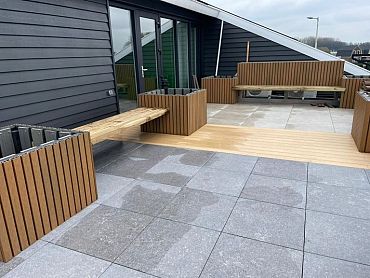 WPC WEO60 Gardenwall Teak 33x170mm E Klasse (wb 140mm)