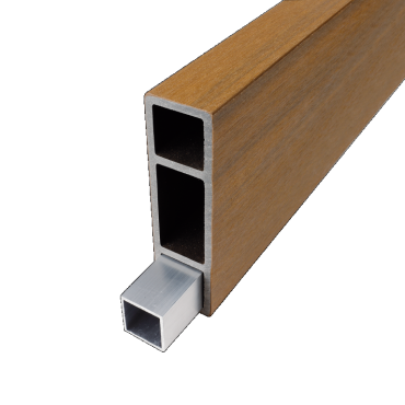 Brise soleil 42x145mm L-390cm Teak E Klasse  FSC 100%