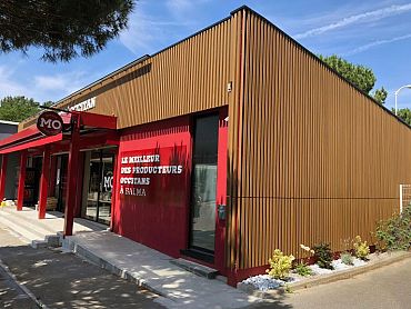 Brise soleil 42x145mm L-390cm Cedar E Klasse  FSC 100%