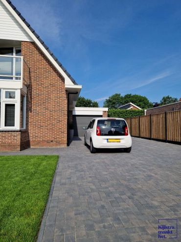 Design brick 6 cm dark sepia mini facet komo