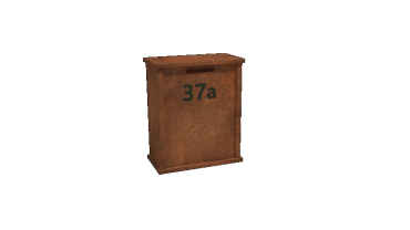 Cortenstaal brievenbus Type L