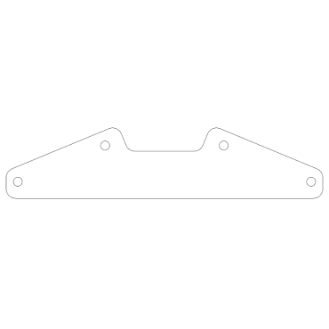 Cortenstaal plantenbak - Koppelplaat - 135°