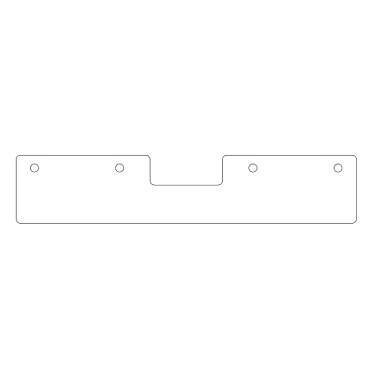 Cortenstaal plantenbak - Koppelplaat - 180°