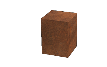 Cortenstaal sokkel - Ohio - 30 x 30 x 40 cm