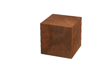 Cortenstaal sokkel Ohio 40 x 40 x 40 cm