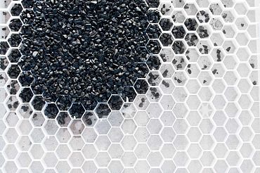 Nidagravel Grit panels White 120x80x3 cm