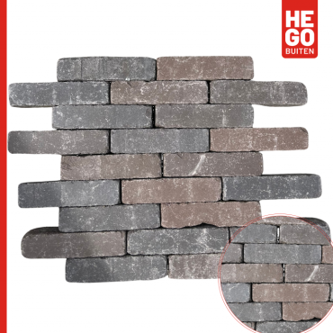 Gebakken UWF60 Doris TST getrommeld donkerbruin bezand vida