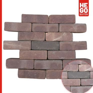 Gebakken UDF60 Norton getrommeld paars blauw bezand natura