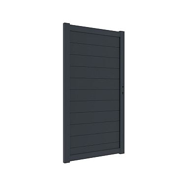 Boston alu poort 98x183cm RAL7016
