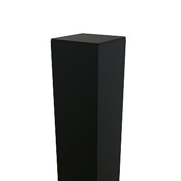 Boston Alu poortpaal 90x90mm hol L-275cm dikte 4 mm RAL9005