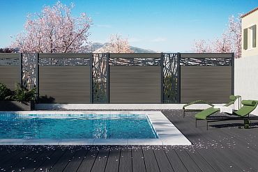 Boston Decopaneel Hera horizontaal 30x175 cm dikte 2 mm RAL7016 (1010)