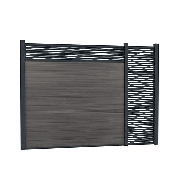 Boston Decopaneel Lamia horizontaal 30x175 cm dikte 2 mm RAL7016