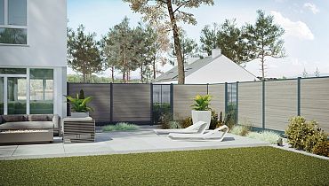 Boston Decopaneel Paxos verticaal 88x182cm dikte 2 mm RAL7016 (1009)