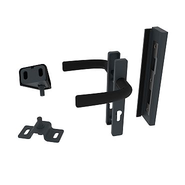 Poortbeslag voor Boston poorten RAL7016