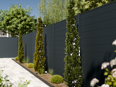 Alu tand + groef profiel 21x160mm (wb 150mm) L-178 cm RAL7016