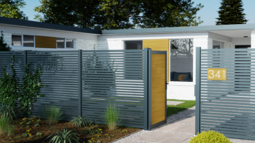 Boston alu lamel 21x45mm L-178cm RAL7016