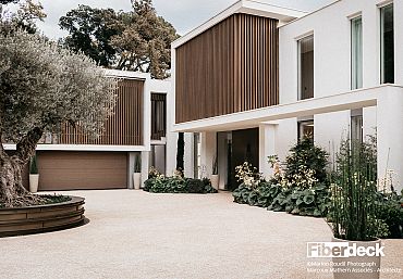 Brise soleil 42x60mm L-390cm Teak E Klasse  FSC 100%