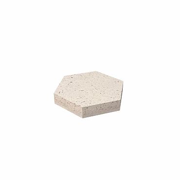 Oudhollands Schellevis Tegel 6-Kant 37,5x37,5x7 cm Creme