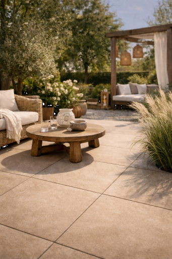 Ceramaxx Ardeche Beige 90x90x3 cm