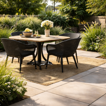 TopBuiten 60x60x4cm Almond