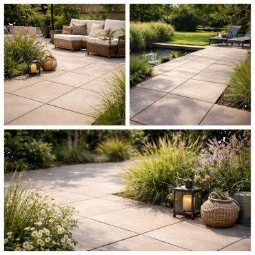 TopBuiten 60x60x4cm Almond