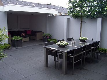 Terrastegel+ 60x60x4 cm Nero