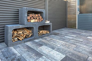 U-element 30x30x40 cm Antraciet