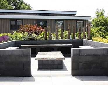 U-element 40x40x50 cm Antraciet