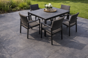 KeraBuiten 60x60x4cm Basalt OP=OP