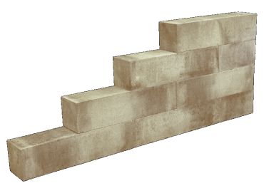 Linea Block Beige 15x15x60cm