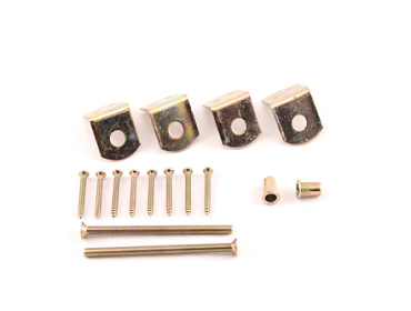 Bevestigings materiaal Uni beslag geel gegalv.