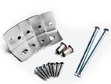 Bevestigings materiaal Uni beslag RVS