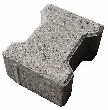 H-verbandsteen 8 cm grijs komo