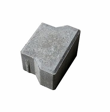 H-verbandsteen half 8 cm grijs komo