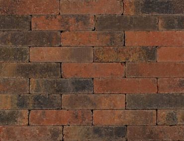 Stonique trommel waalformaat 7 cm oud bruin