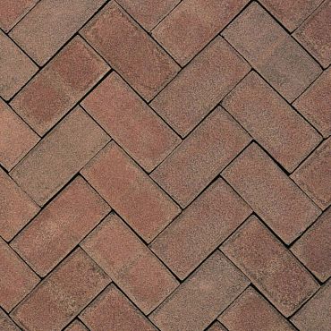 Gebakken KK70 Ravenna ongetrommeld bruin rood bezand designa