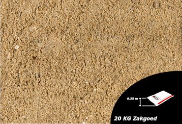 Zak 20 kg Brekerszand 0-3 mm