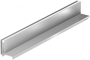 Euroline goot +LEDline RVS rooster 100cm