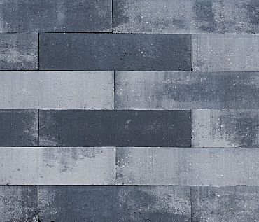 Patioblok Grijs/Zwart 60x15x15cm strak