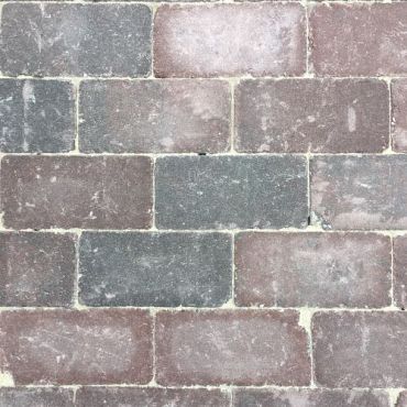 Stonique trommel betonstraatsteen 6 cm groningerbruin