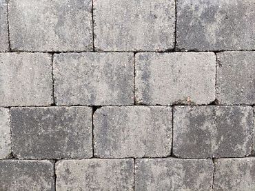 Stonique trommel 21x14x7 cm grijs/zwart