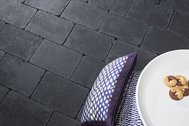 Stonique trommel 20x30x5 cm antraciet