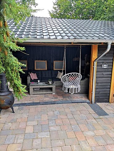 Stonique trommel 20x30x6 cm oud bruin