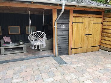 Stonique trommel 20x30x6 cm Oud Bruin