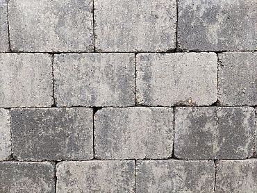 Stonique trommel 21x14x7 cm grijs/zwart