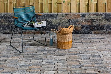 Stonique trommel waalformaat 7 cm musselkalk